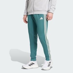 Adidas Green Track - Soccer Pants with White Stripes - Small